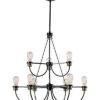 9-Light 2-Tier Chandelier Home -Home Decor Store 3050964328 RLLD 1