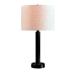 Kenroy Table Lamp With Outlets In Oil Rubbed Bronze