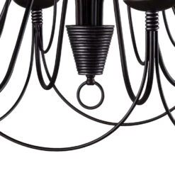 Kenroy Panner 6-Light Chandelier In Black -Home Decor Store 53738522 5