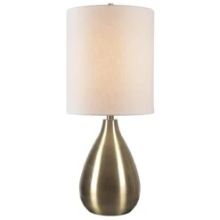Kenroy Droplet Table Lamp In Gold