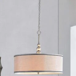 Kenroy Margot 3-Light Pendant In Brushed Steel