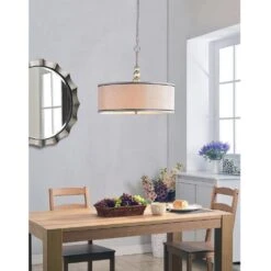 Kenroy Margot 3-Light Pendant In Brushed Steel 7 Kenroy Margot 3-Light Pendant In Brushed Steel -Home Decor Store 53940904 3