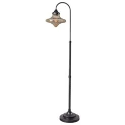 Kenroy Rain Drop Floor Lamp In Warm Bronze