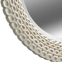 Kenroy Bracelet Wall Mirror In Brushed Silver And Gold 11 Kenroy Bracelet Wall Mirror In Brushed Silver And Gold -Home Decor Store 55122980 10