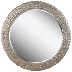 Kenroy Bracelet Wall Mirror In Brushed Silver And Gold 12 Kenroy Bracelet Wall Mirror In Brushed Silver And Gold -Home Decor Store 55122980 11