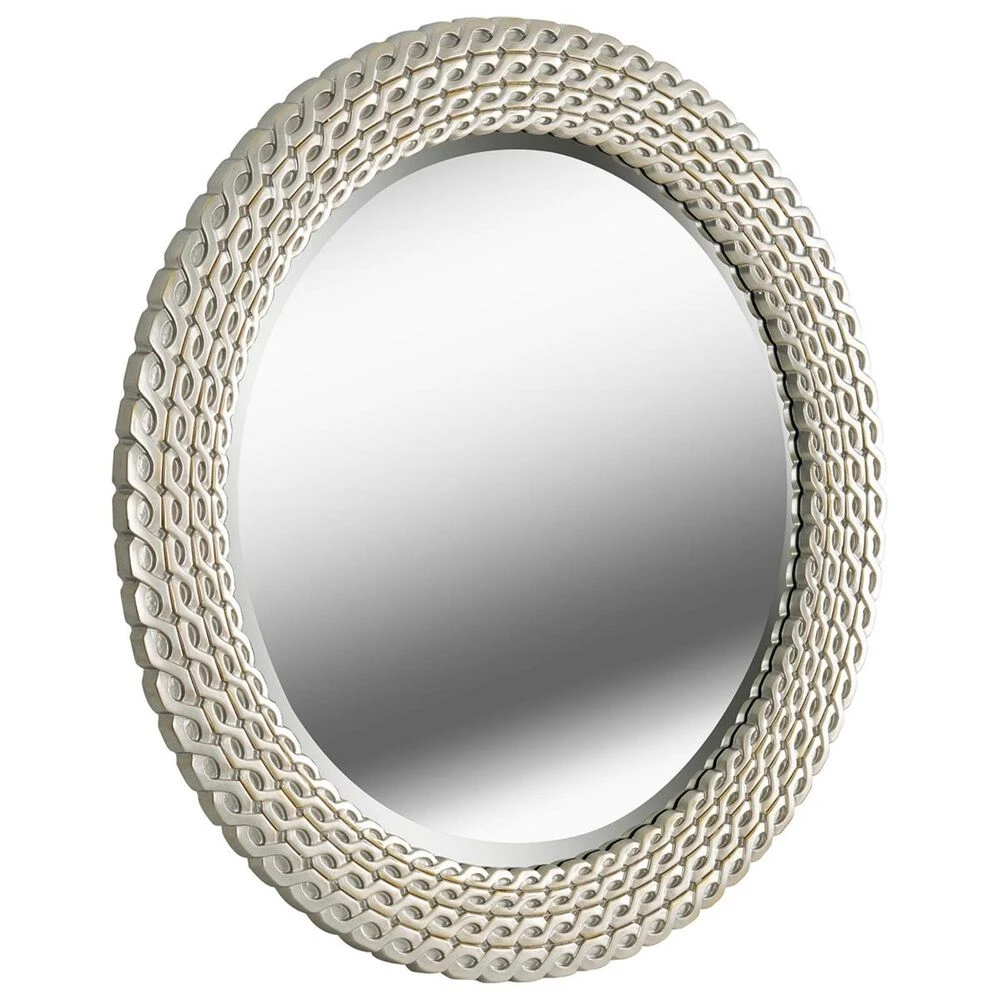 Kenroy Bracelet Wall Mirror In Brushed Silver And Gold 7 Kenroy Bracelet Wall Mirror In Brushed Silver And Gold - Image 5