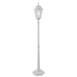 Kenroy Villa 1-Light Portable Lantern In White