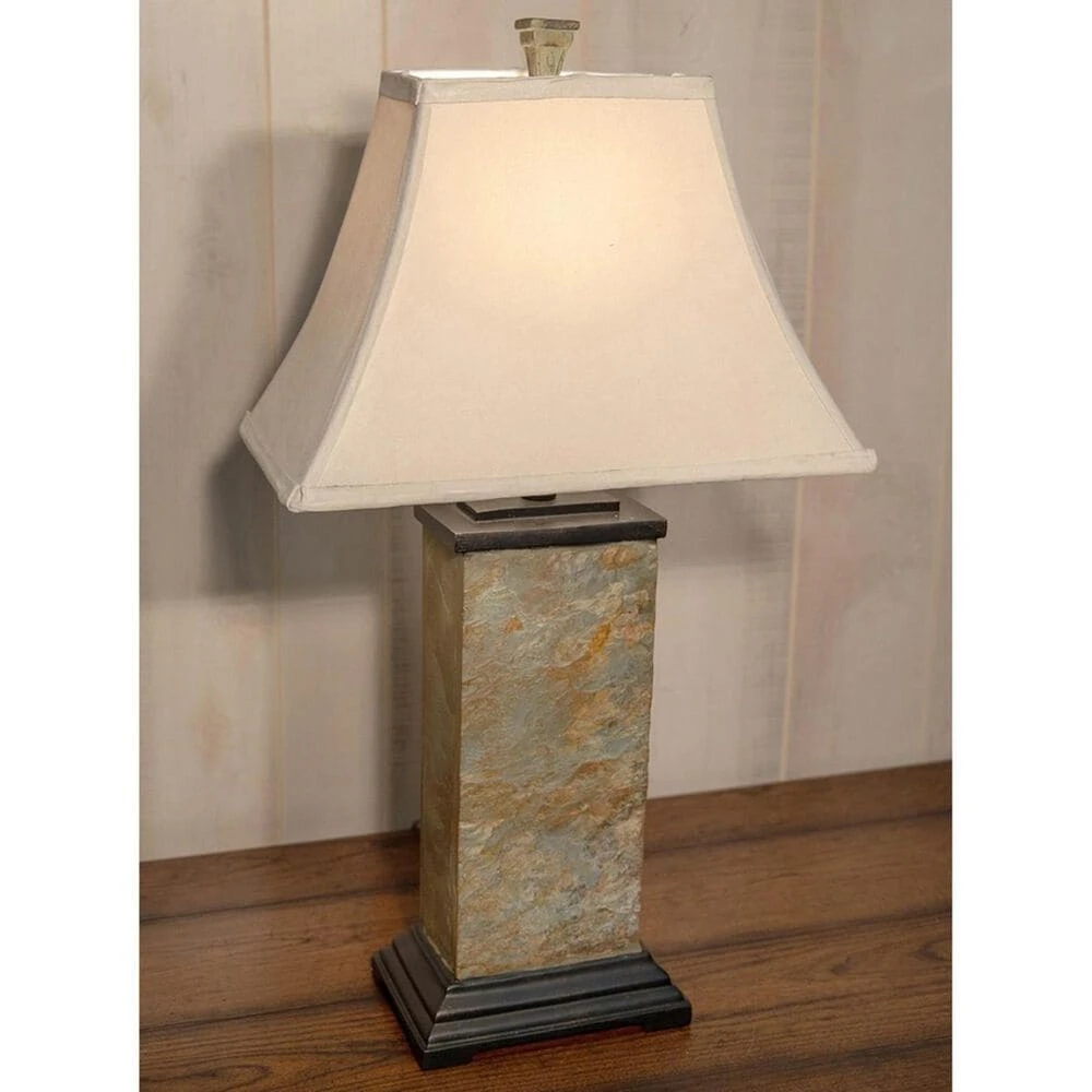 Kenroy Bennington Table Lamp In Natural Slate 4 Kenroy Bennington Table Lamp In Natural Slate - Image 2