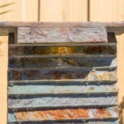 Kenroy Stave Table Lamp Fountain In Slate And Copper -Home Decor Store 55123509 4