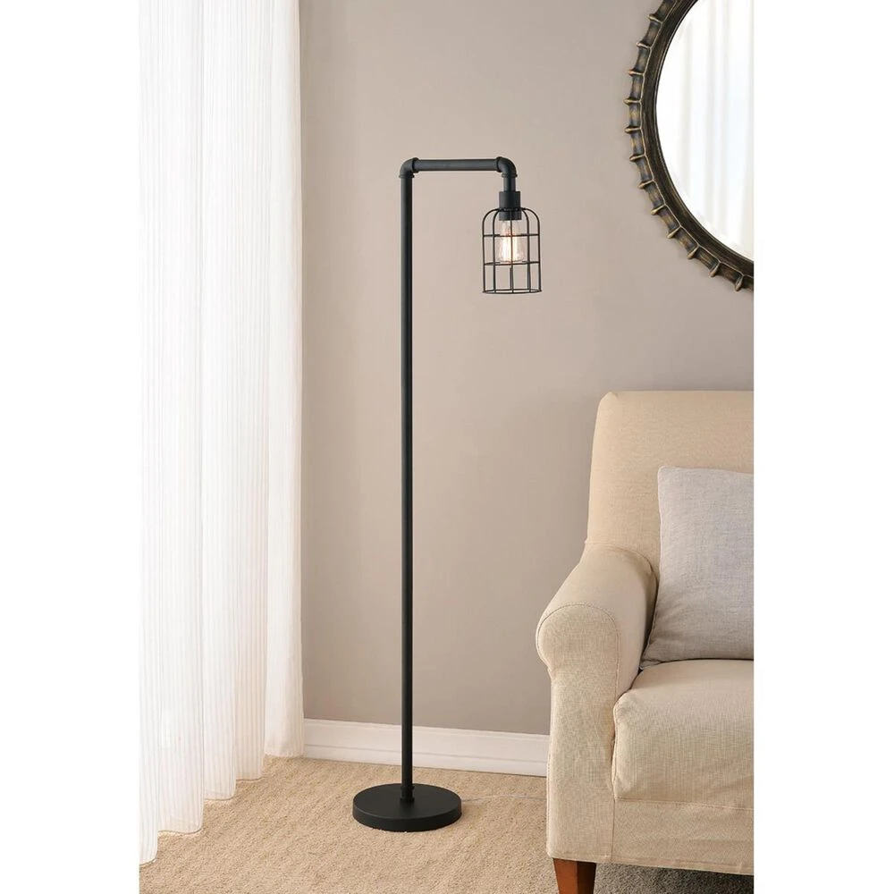 Kenroy Leavenworth Floor Lamp In Bronzed Graphite 5 Kenroy Leavenworth Floor Lamp In Bronzed Graphite - Image 3