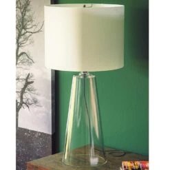 Kenroy Boda Table Lamp In Clear Glass