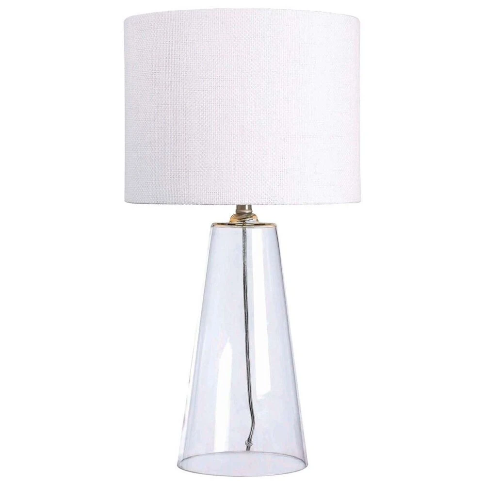 Kenroy Boda Table Lamp In Clear Glass 4 Kenroy Boda Table Lamp In Clear Glass - Image 2