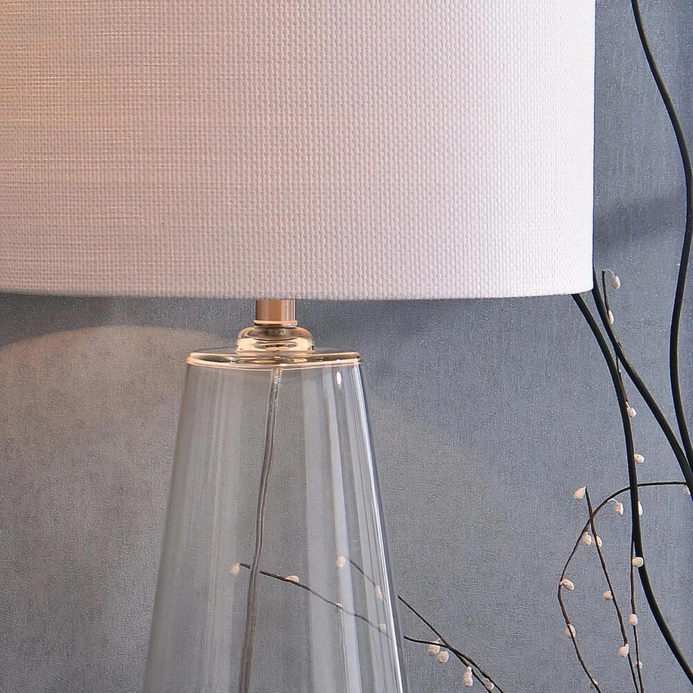 Kenroy Boda Table Lamp In Clear Glass 5 Kenroy Boda Table Lamp In Clear Glass - Image 3