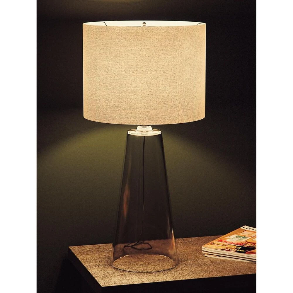 Kenroy Boda Table Lamp In Clear Glass 9 Kenroy Boda Table Lamp In Clear Glass - Image 7