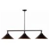Kenroy Conical 3-Light Island Light In Blackened Oil Rubbed Bronze -Home Decor Store 55123863 1
