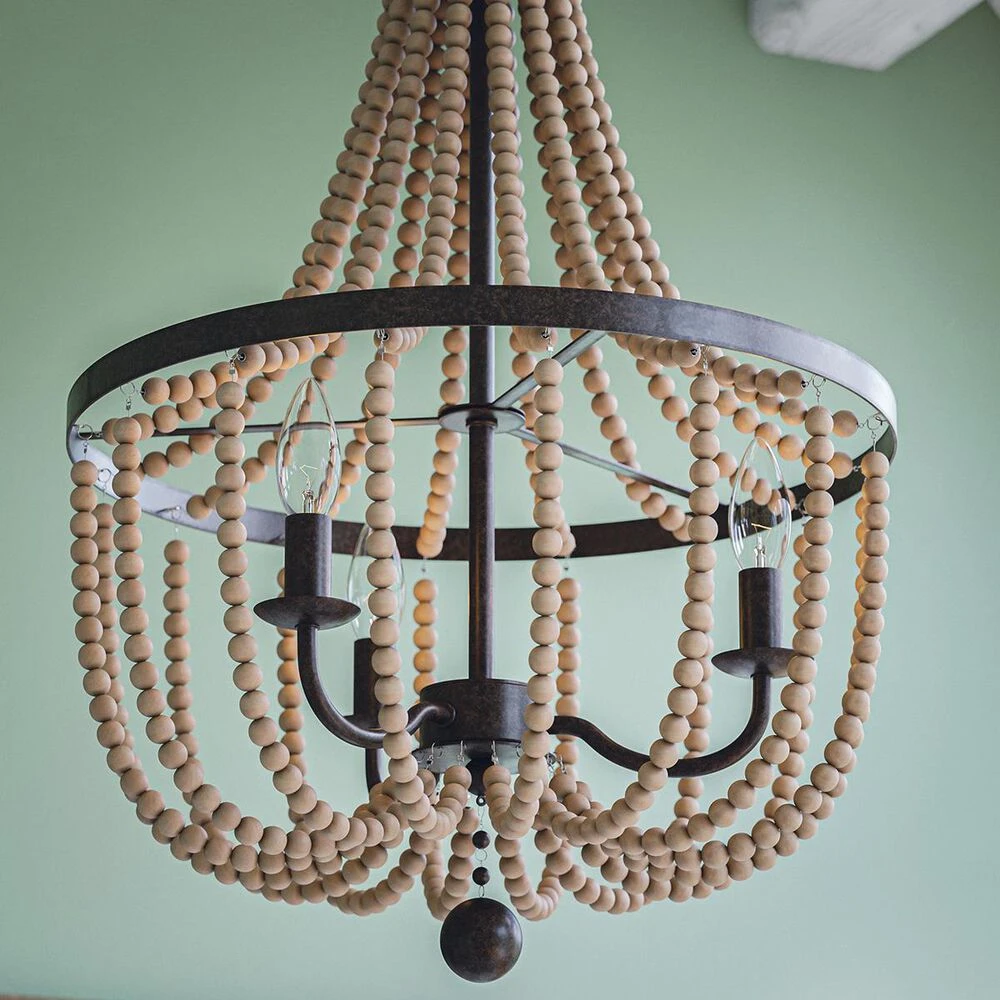 Kenroy Regas Chandelier In Golden Bronze 6 Kenroy Regas Chandelier In Golden Bronze - Image 4