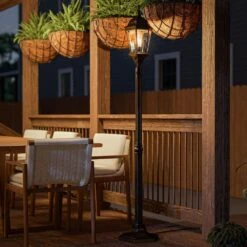 Kenroy Villa Portable Outdoor Post Lantern In Oil Rubbed Bronze -Home Decor Store 60124500 6