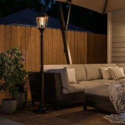 Kenroy Villa Portable Outdoor Post Lantern In Oil Rubbed Bronze -Home Decor Store 60124500 7