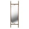 Kenroy Rounded Floor Mirror In Walnut And Antique Brass 1 Kenroy Rounded Floor Mirror In Walnut And Antique Brass -Home Decor Store 60439155 1