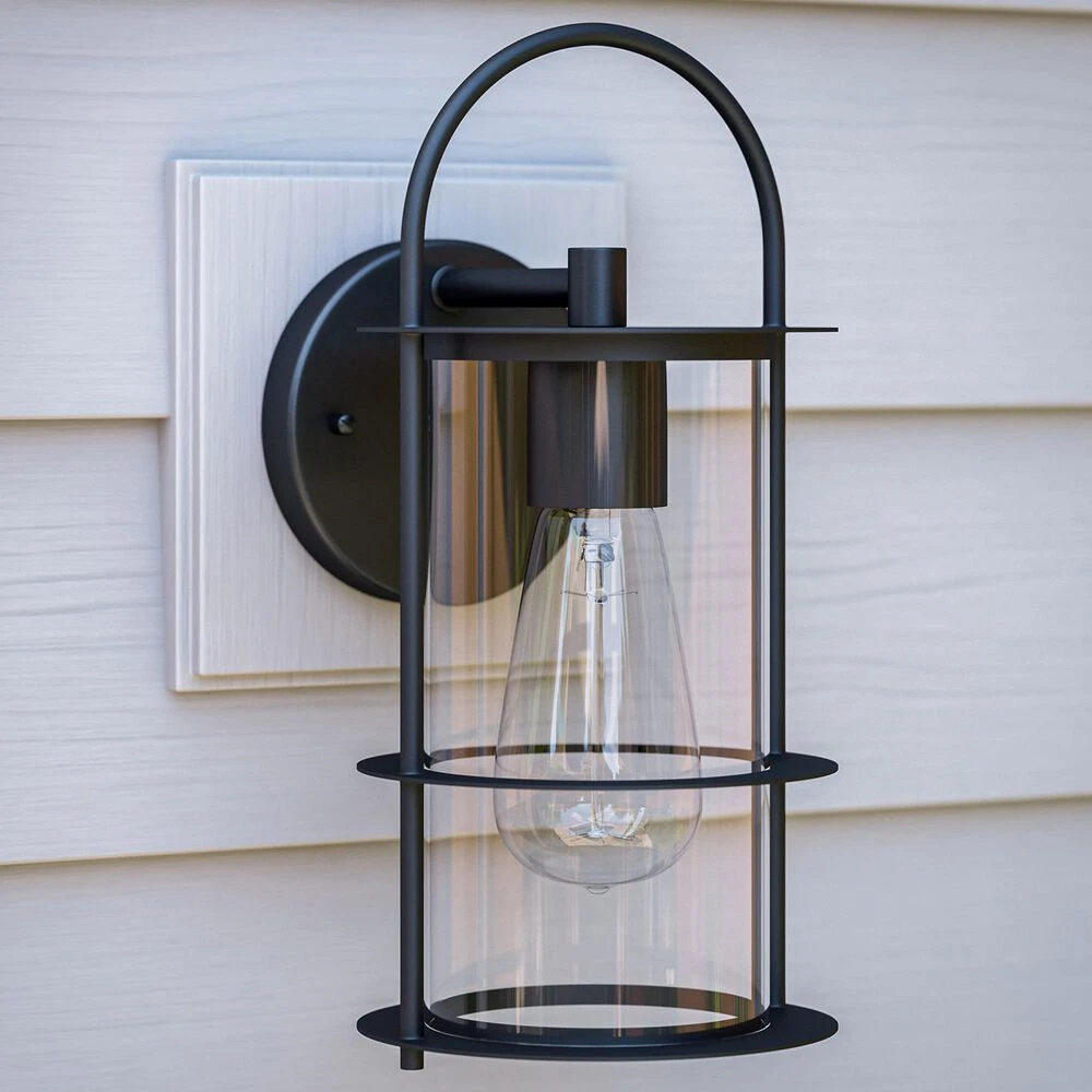 Kenroy Halo Patio Lantern In Matte Black 4 Kenroy Halo Patio Lantern In Matte Black - Image 2