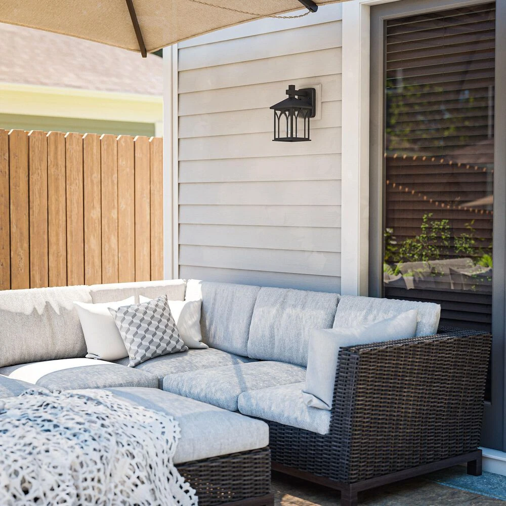 Kenroy Canterbury 1-Light Outdoor Lantern In Black 7 Kenroy Canterbury 1-Light Outdoor Lantern In Black - Image 5