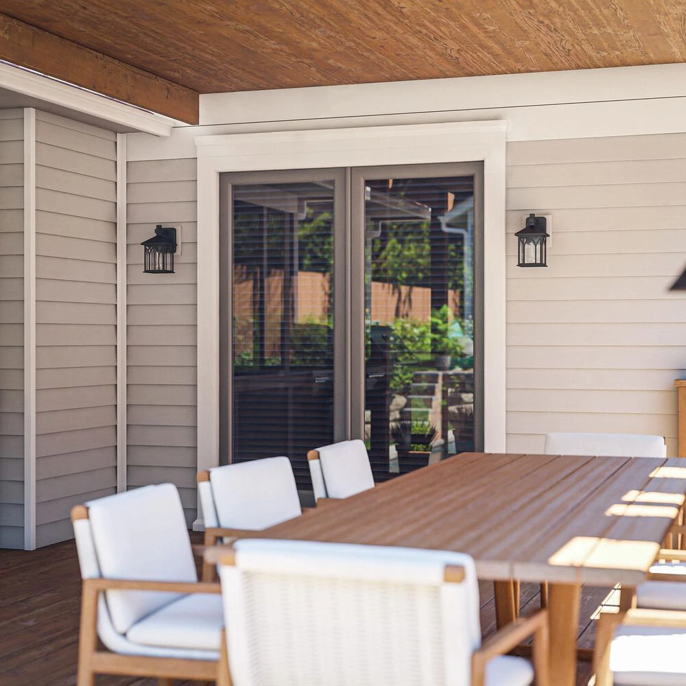 Kenroy Canterbury 1-Light Outdoor Lantern In Black 8 Kenroy Canterbury 1-Light Outdoor Lantern In Black - Image 6