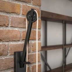 Kenroy Boone Indoor Wall Pulley Lantern In Matte Black -Home Decor Store 63688444 4
