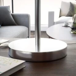 Kenroy Ash Table Lamp In Brushed Steel -Home Decor Store 63688469 3