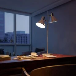 Kenroy Ash Table Lamp In Brushed Steel -Home Decor Store 63688469 5