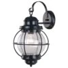 Kenroy Hatteras 1-Light Wall Lantern In Black -Home Decor Store 63688485 1