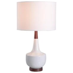 Kenroy Tessa Accent Lamp In White