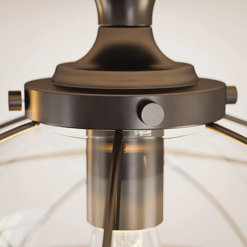 Kenroy Cavea Flush Mount In Oil Rubbed Bronze 5 Kenroy Cavea Flush Mount In Oil Rubbed Bronze - Image 3