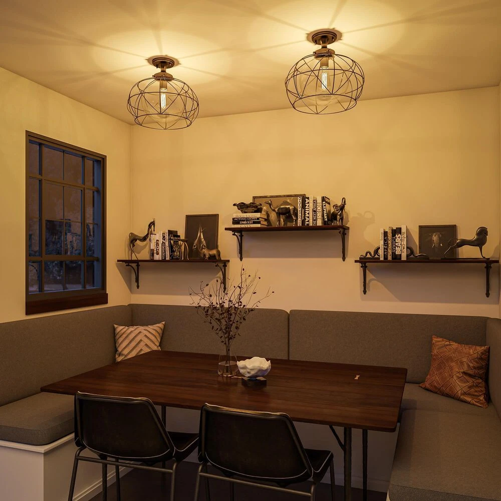 Kenroy Cavea Flush Mount In Oil Rubbed Bronze 10 Kenroy Cavea Flush Mount In Oil Rubbed Bronze - Image 8