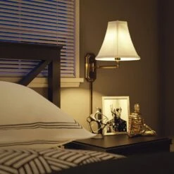 Kenroy Nathaniel Wall Swing Arm Lamp In Polished Brass 27 Kenroy Nathaniel Wall Swing Arm Lamp In Polished Brass -Home Decor Store 63688618 12