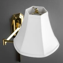 Kenroy Nathaniel Wall Swing Arm Lamp In Polished Brass 21 Kenroy Nathaniel Wall Swing Arm Lamp In Polished Brass -Home Decor Store 63688618 6