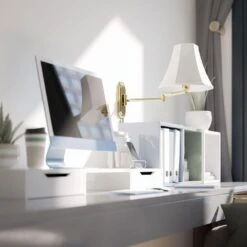 Kenroy Nathaniel Wall Swing Arm Lamp In Polished Brass 23 Kenroy Nathaniel Wall Swing Arm Lamp In Polished Brass -Home Decor Store 63688618 8