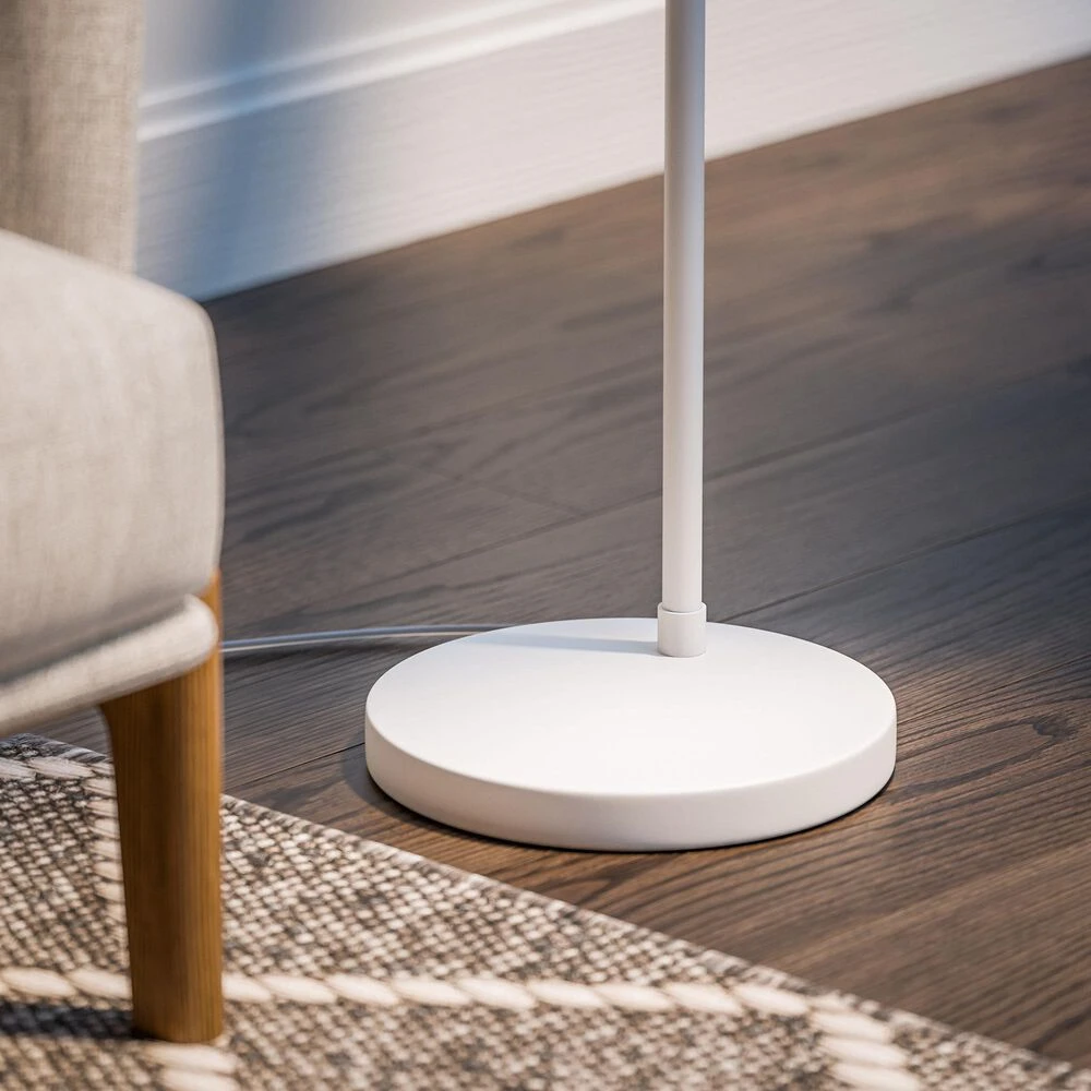 Kenroy Hollis Floor Lamp In Matte White 6 Kenroy Hollis Floor Lamp In Matte White - Image 4