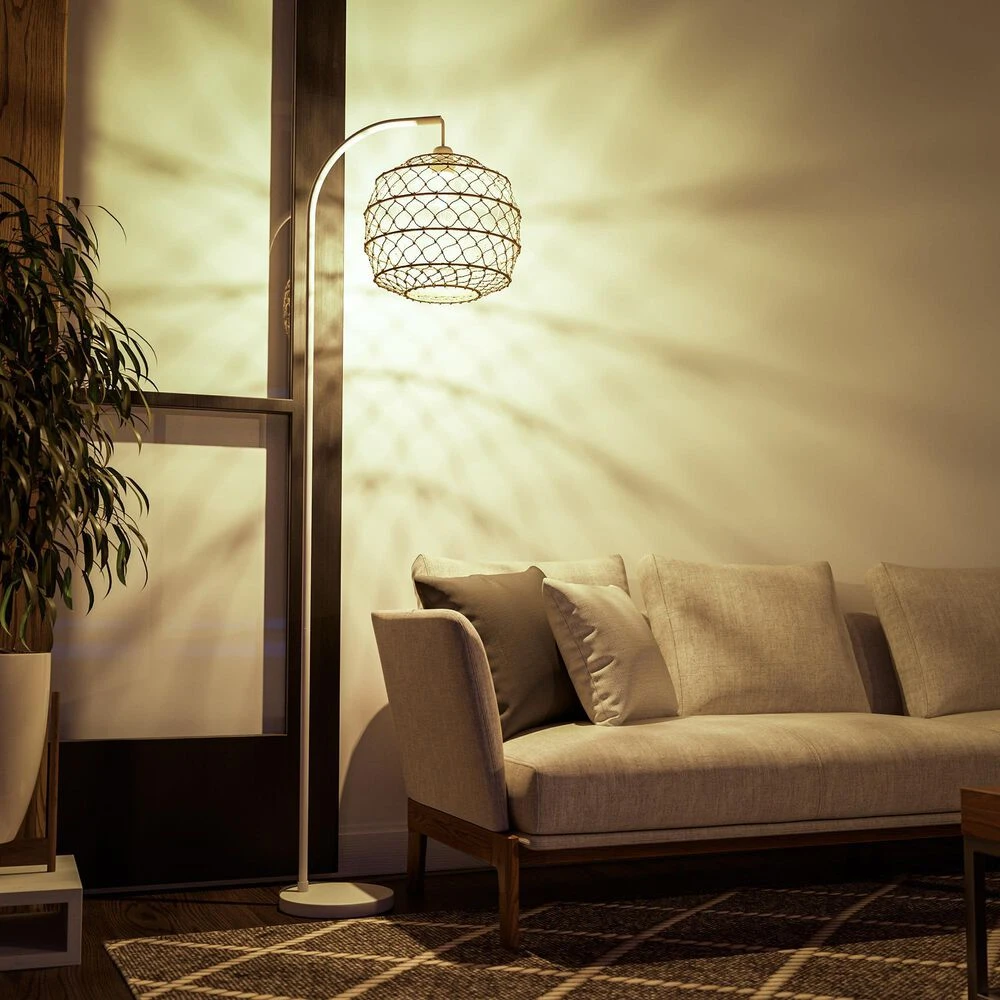 Kenroy Hollis Floor Lamp In Matte White 11 Kenroy Hollis Floor Lamp In Matte White - Image 9