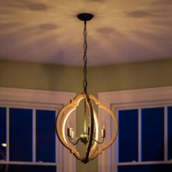 Kenroy Cadmen 5-Light Pendant In Black -Home Decor Store 63689061 9