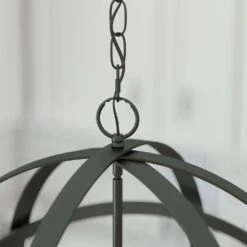 Kenroy Global 3-Light Pendant In Black -Home Decor Store 63689079 3