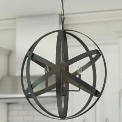 Kenroy Global 3-Light Pendant In Black -Home Decor Store 63689079 4