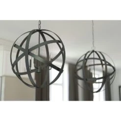 Kenroy Global 3-Light Pendant In Black -Home Decor Store 63689079 5