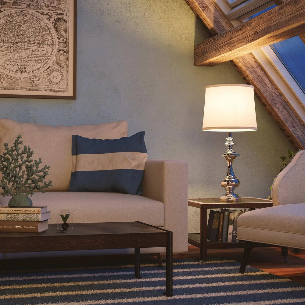 Kenroy Stratton Table Lamp In Chrome 9 Kenroy Stratton Table Lamp In Chrome - Image 7