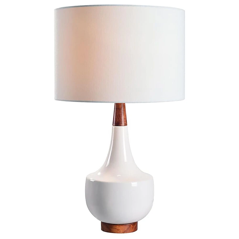 Kenroy Tessa Table Lamp In White 3 Kenroy Tessa Table Lamp In White