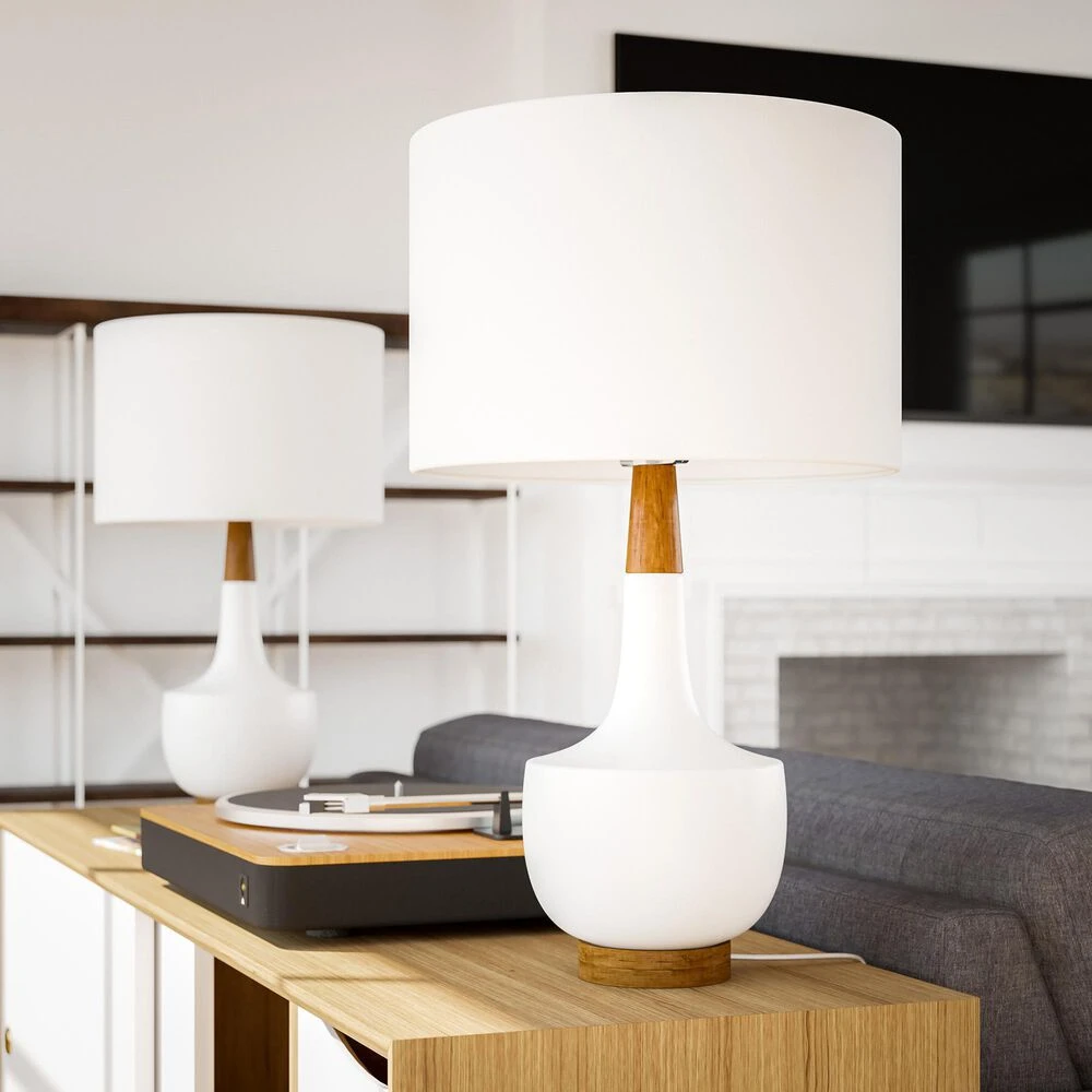 Kenroy Tessa Table Lamp In White 12 Kenroy Tessa Table Lamp In White - Image 10