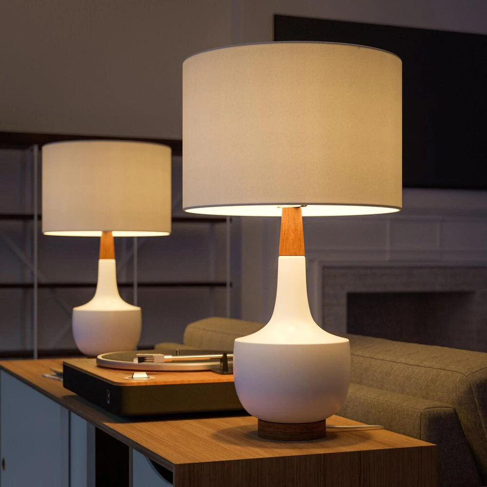 Kenroy Tessa Table Lamp In White 13 Kenroy Tessa Table Lamp In White - Image 11