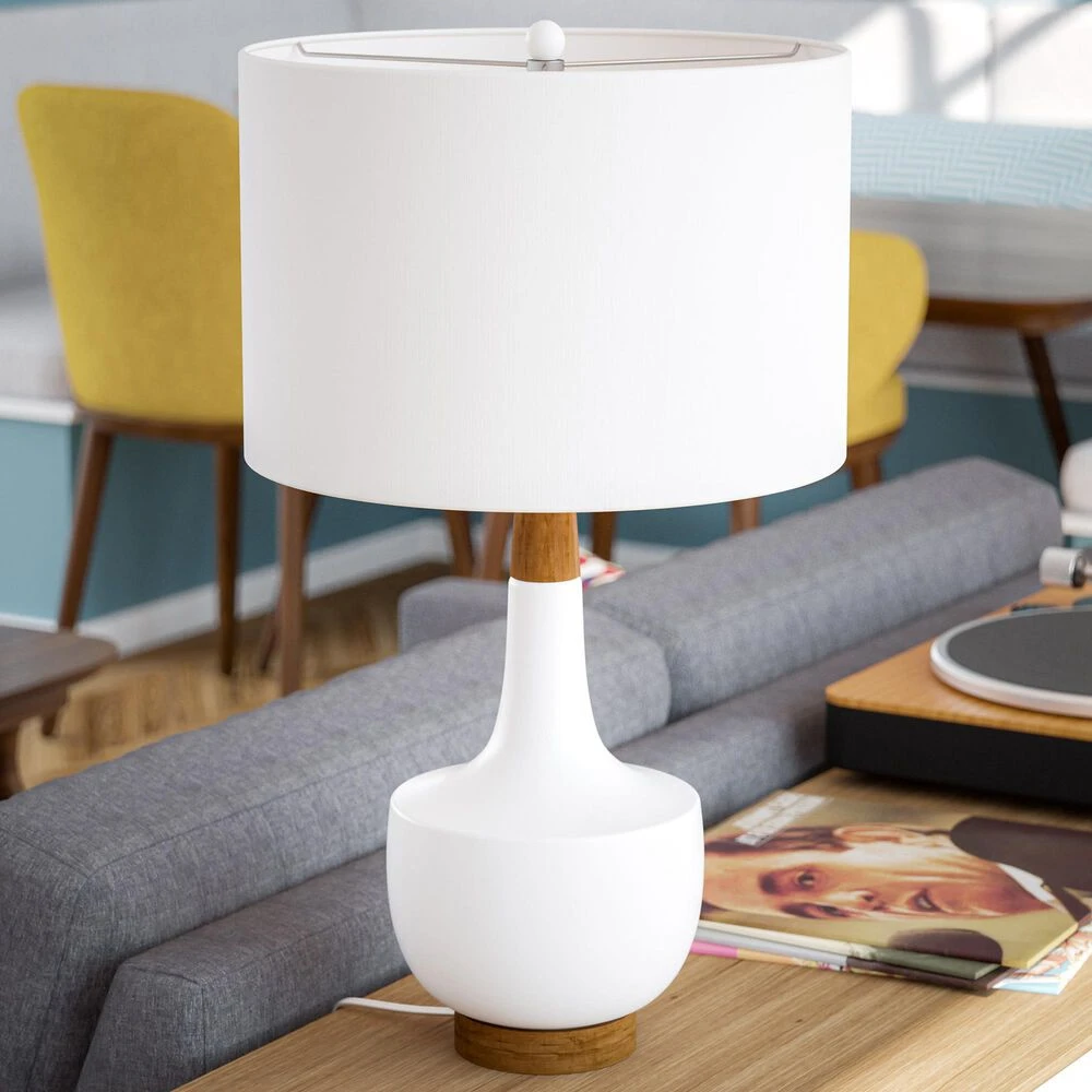 Kenroy Tessa Table Lamp In White 4 Kenroy Tessa Table Lamp In White - Image 2