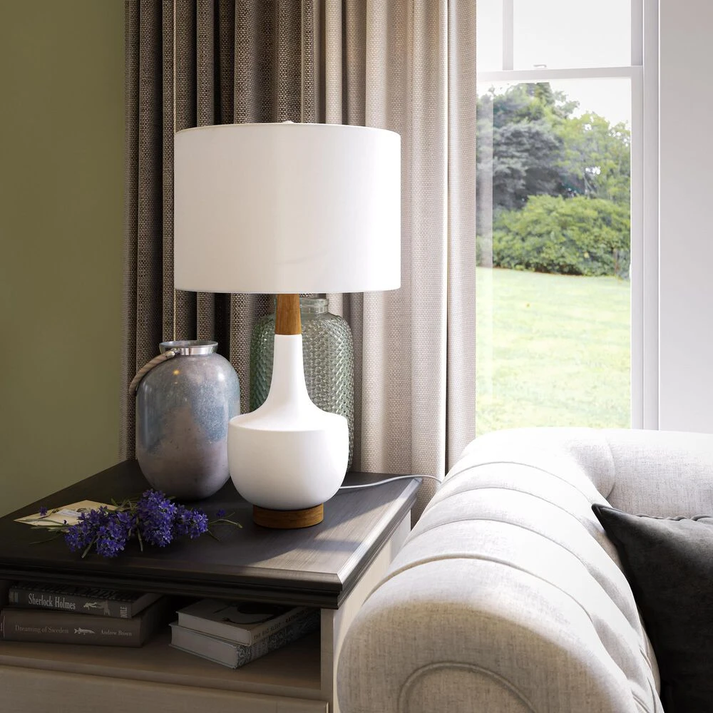 Kenroy Tessa Table Lamp In White 9 Kenroy Tessa Table Lamp In White - Image 7