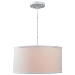 Kenroy Paige 1-Light Pendant In White