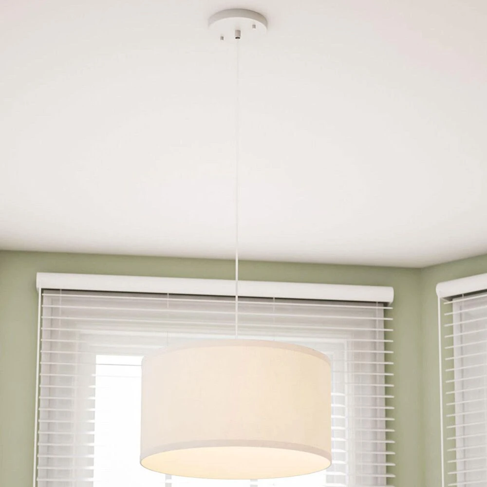 Kenroy Paige 1-Light Pendant In White 4 Kenroy Paige 1-Light Pendant In White - Image 2